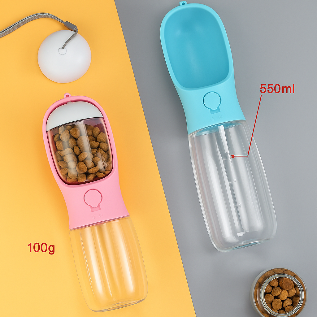 Browny’s 2-in-1 Wasser- & Futterspender – Für unterwegs gemacht!