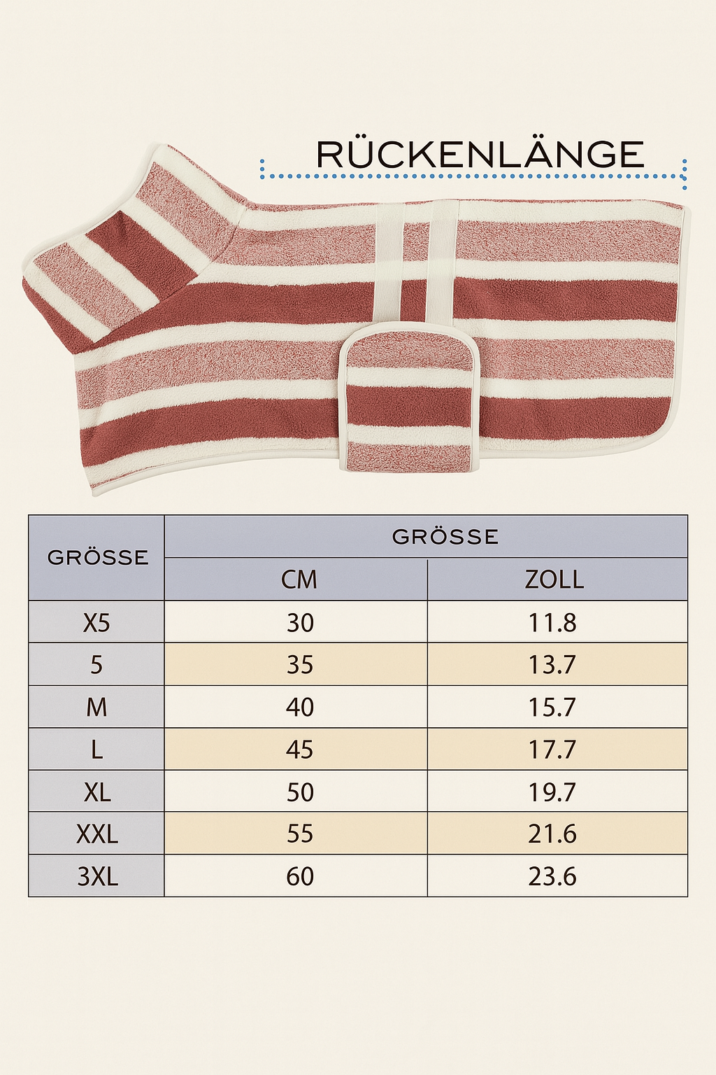 Saugstarker Hunde-Bademantel aus Mikrofaser – Flauschig, bequem & schnell trocknend!