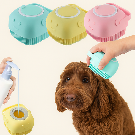 Flausch-Fit – Die 2-in-1 Pflegebürste für glückliche Hunde & Katzen 🐾