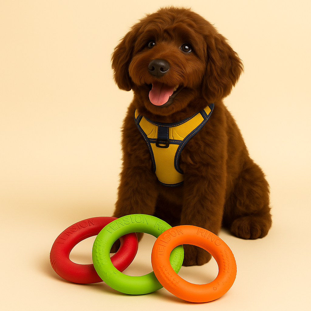 Browny’s Lieblings-Ringe – Das ultimative Kauspielzeug in Rot, Grün & Orange!