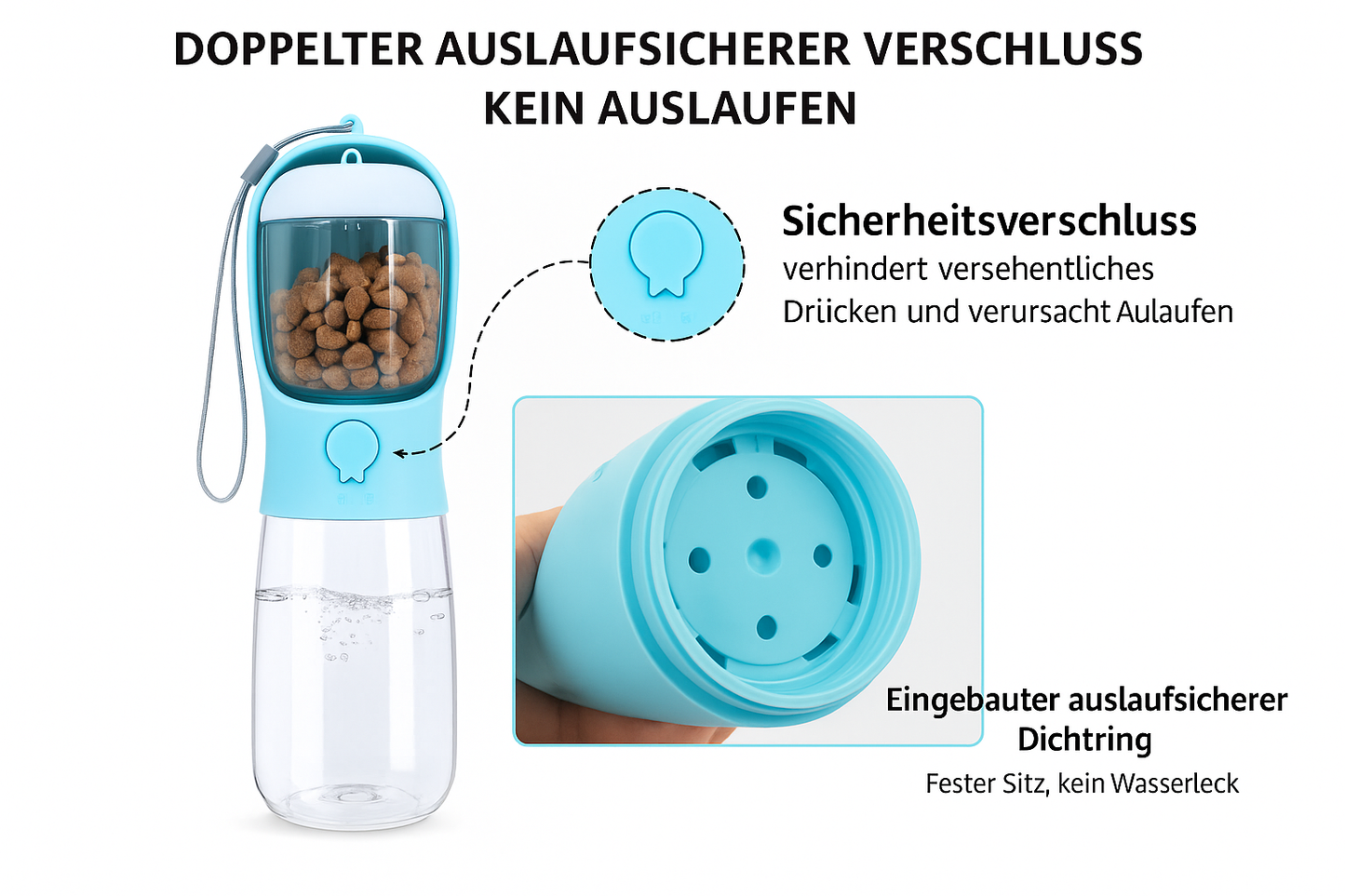 Browny’s 2-in-1 Wasser- & Futterspender – Für unterwegs gemacht!
