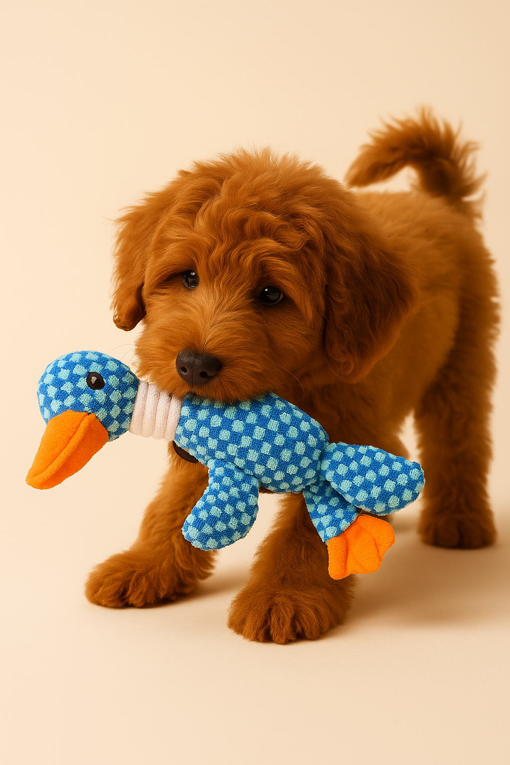 Quiekende Plüsch-Ente – Das Lieblingsspielzeug für neugierige Hunde