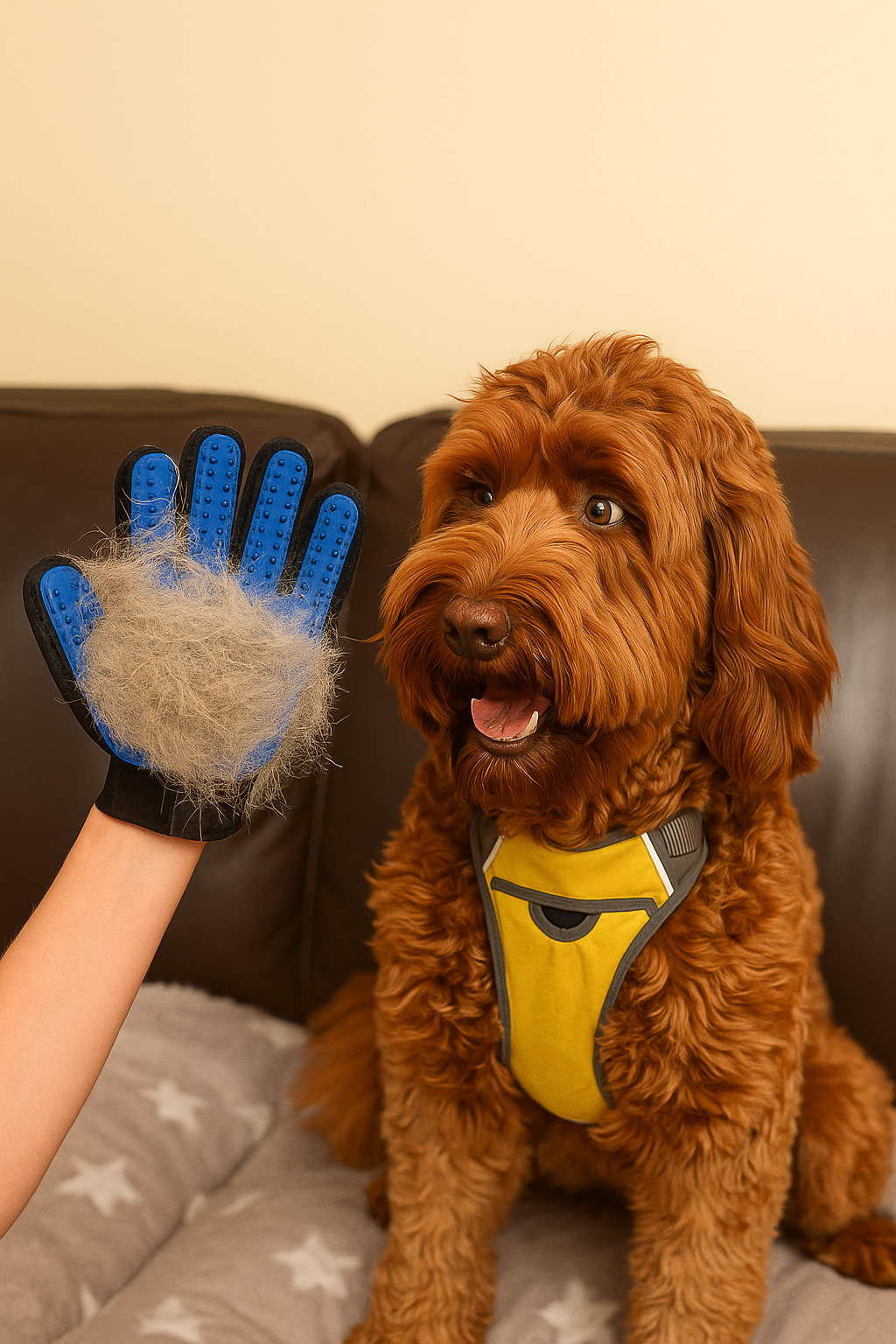 Fellpflege-Handschuh für Hunde & Katzen – Sanfte Haarentfernung leicht gemacht
