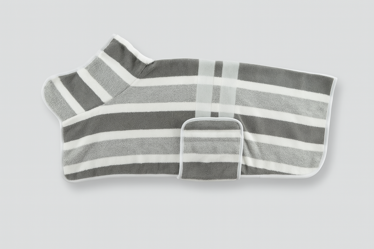 Saugstarker Hunde-Bademantel aus Mikrofaser – Flauschig, bequem & schnell trocknend!