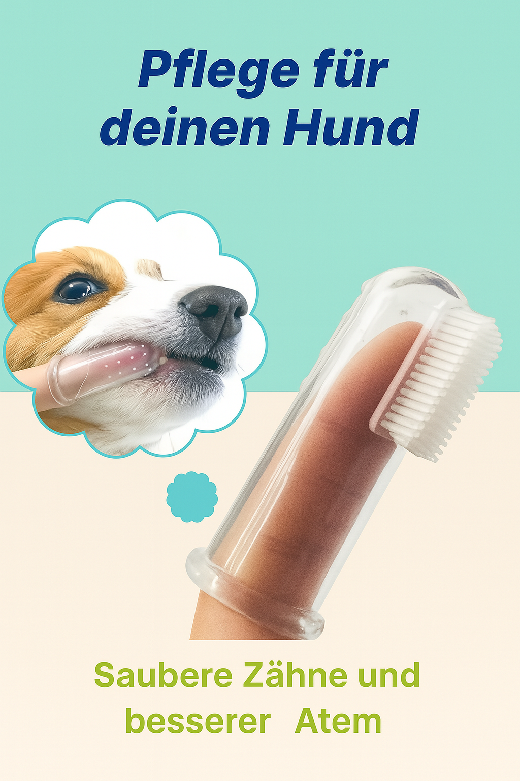 Browny’s Zahnpfote  – Die sanfte Zahnbürste für alle Fellnasen