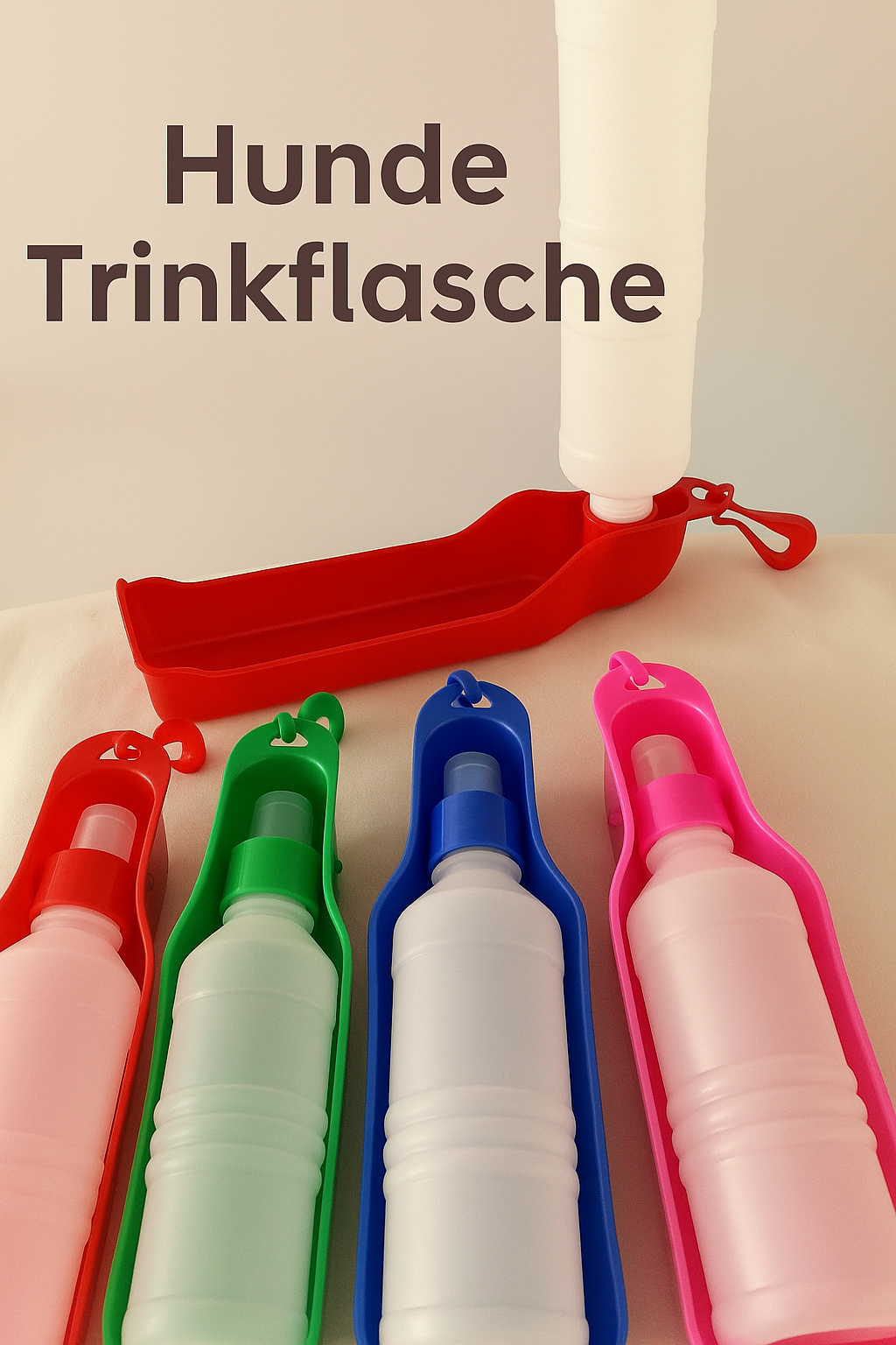 Faltbare Hunde-Trinkflasche – Praktisch für unterwegs